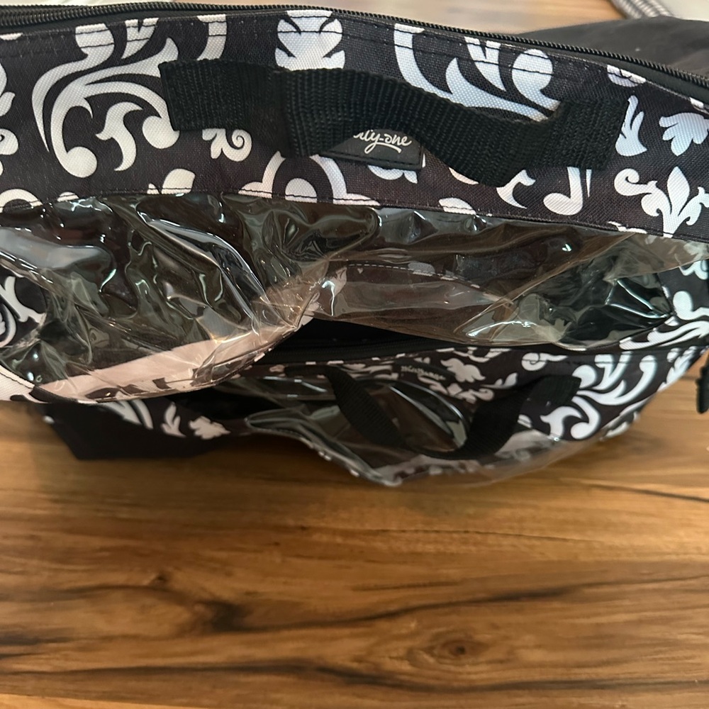 Black and White Storage Tote